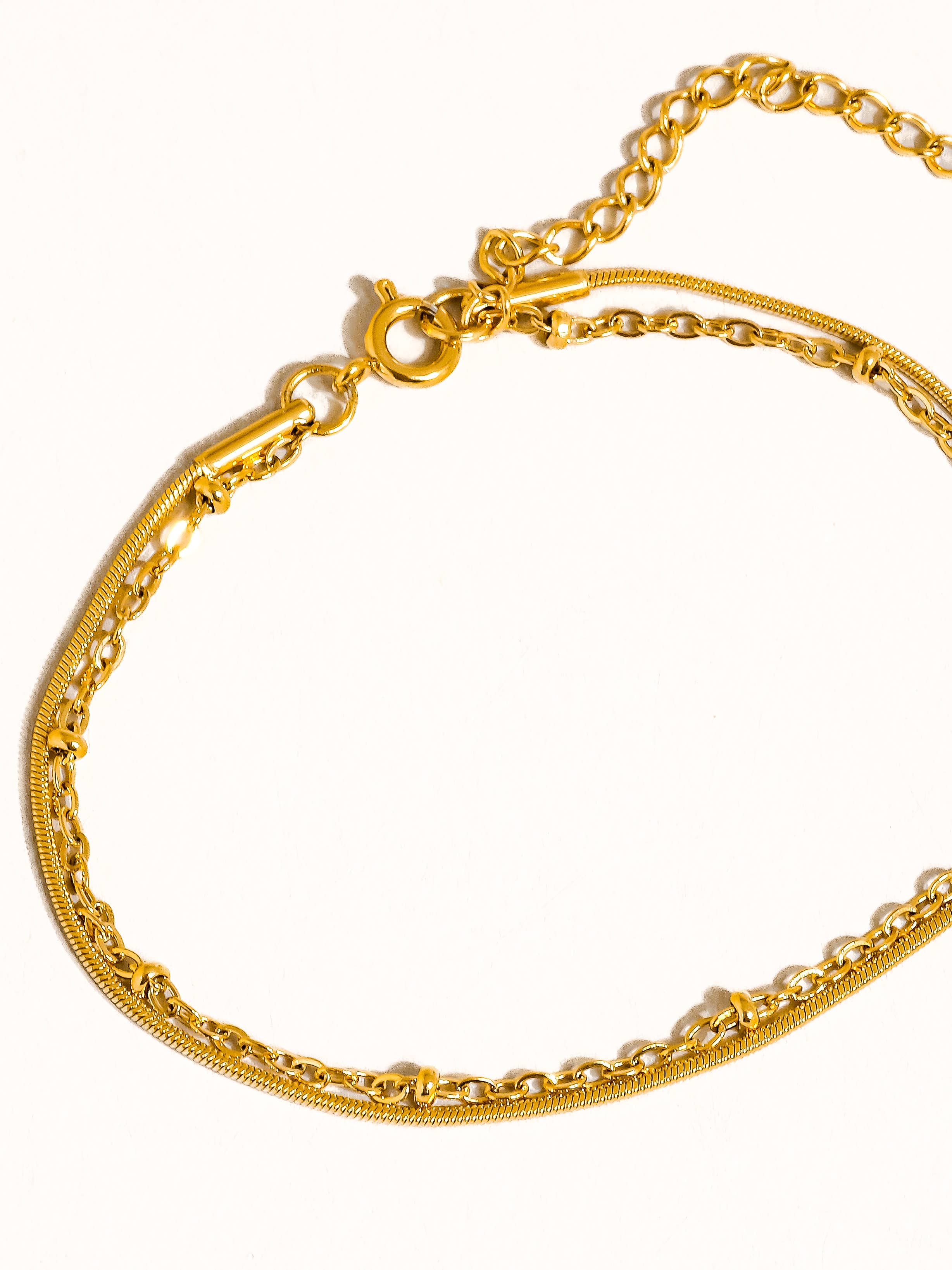 Francesca Double Chain Bracelet
