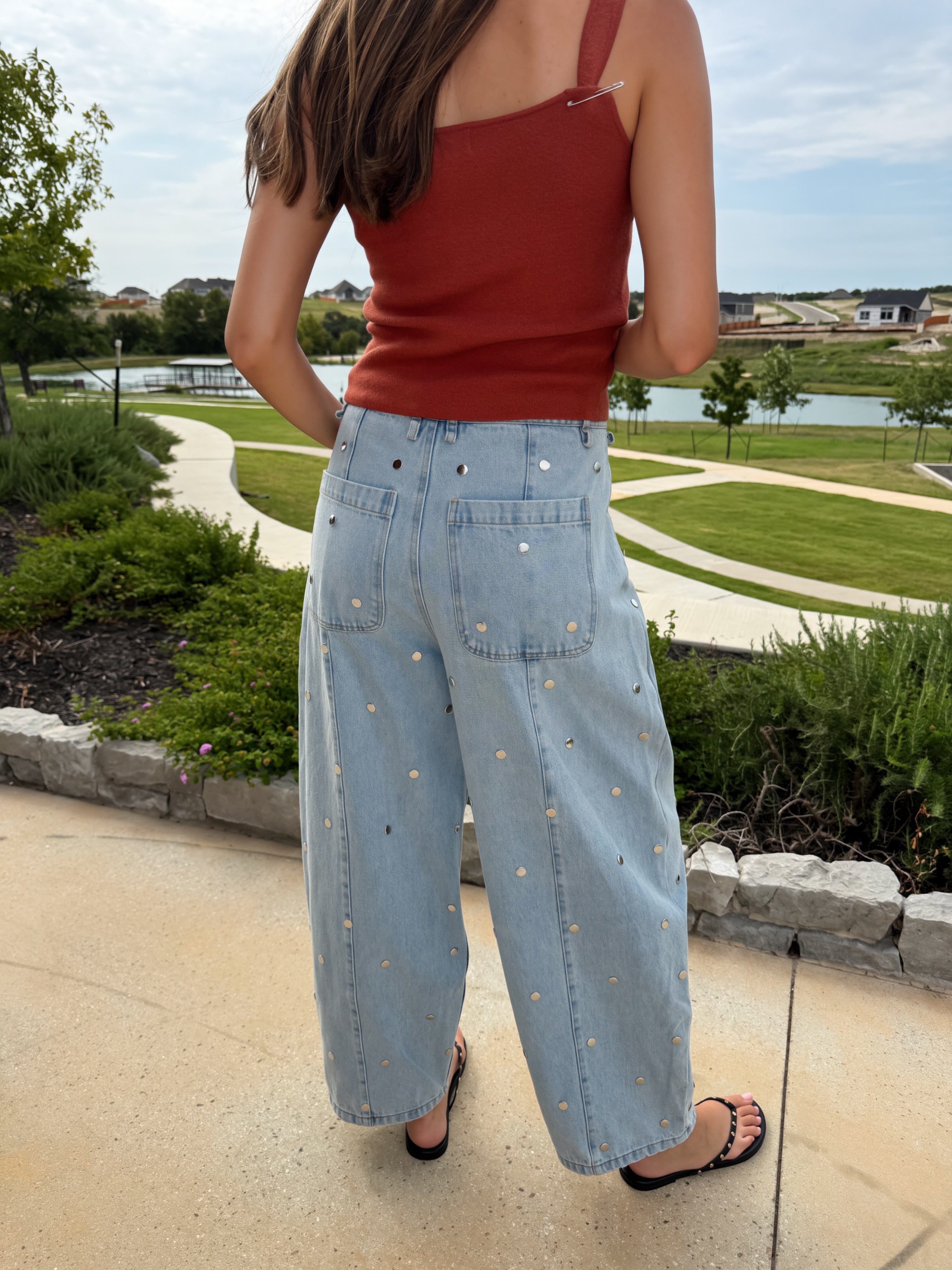 Renee Barrel Jeans