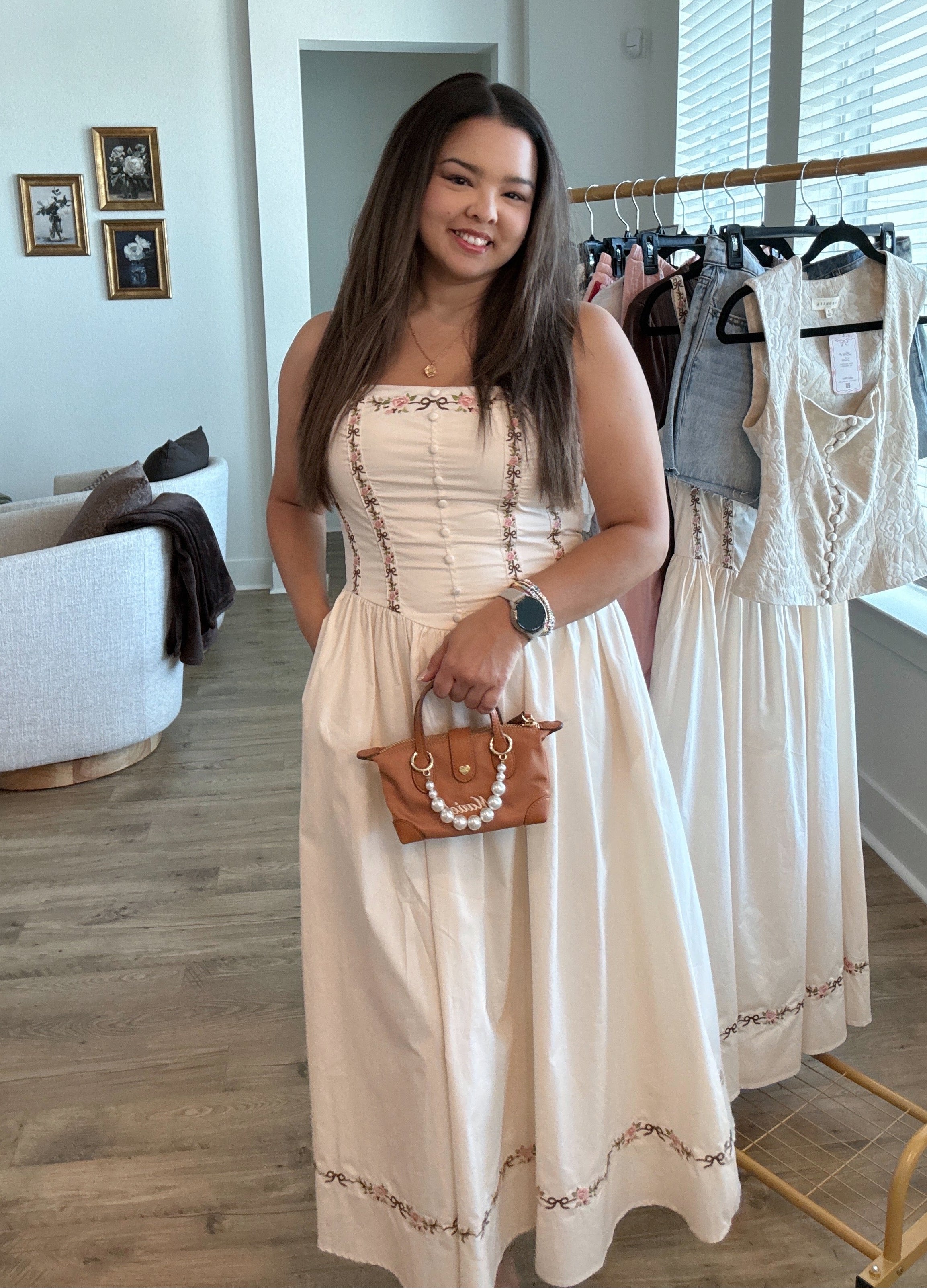 Desert Bloom Midi Dress