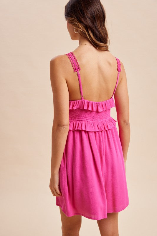 Pink Paradise Romper