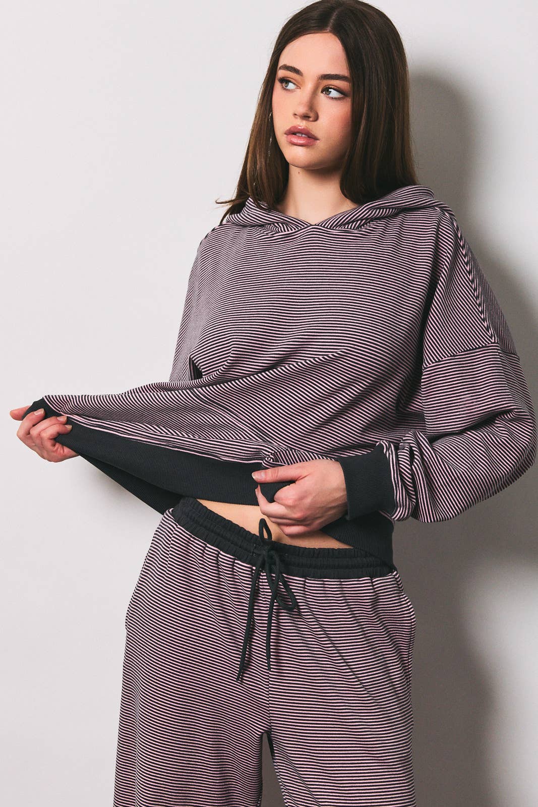 Venus Striped Soft Knit Set