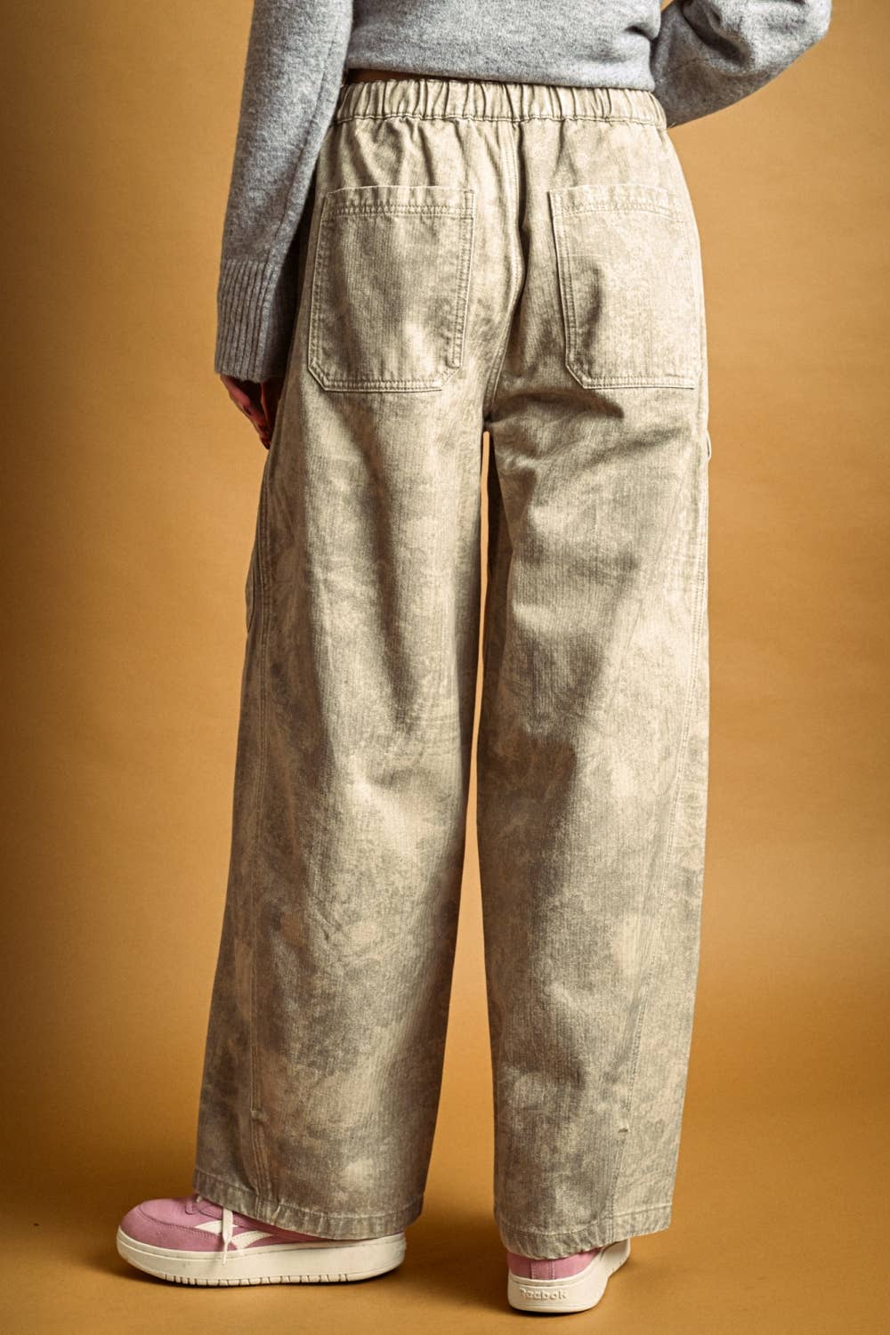 Stephanie Camo Print Cargo Pants