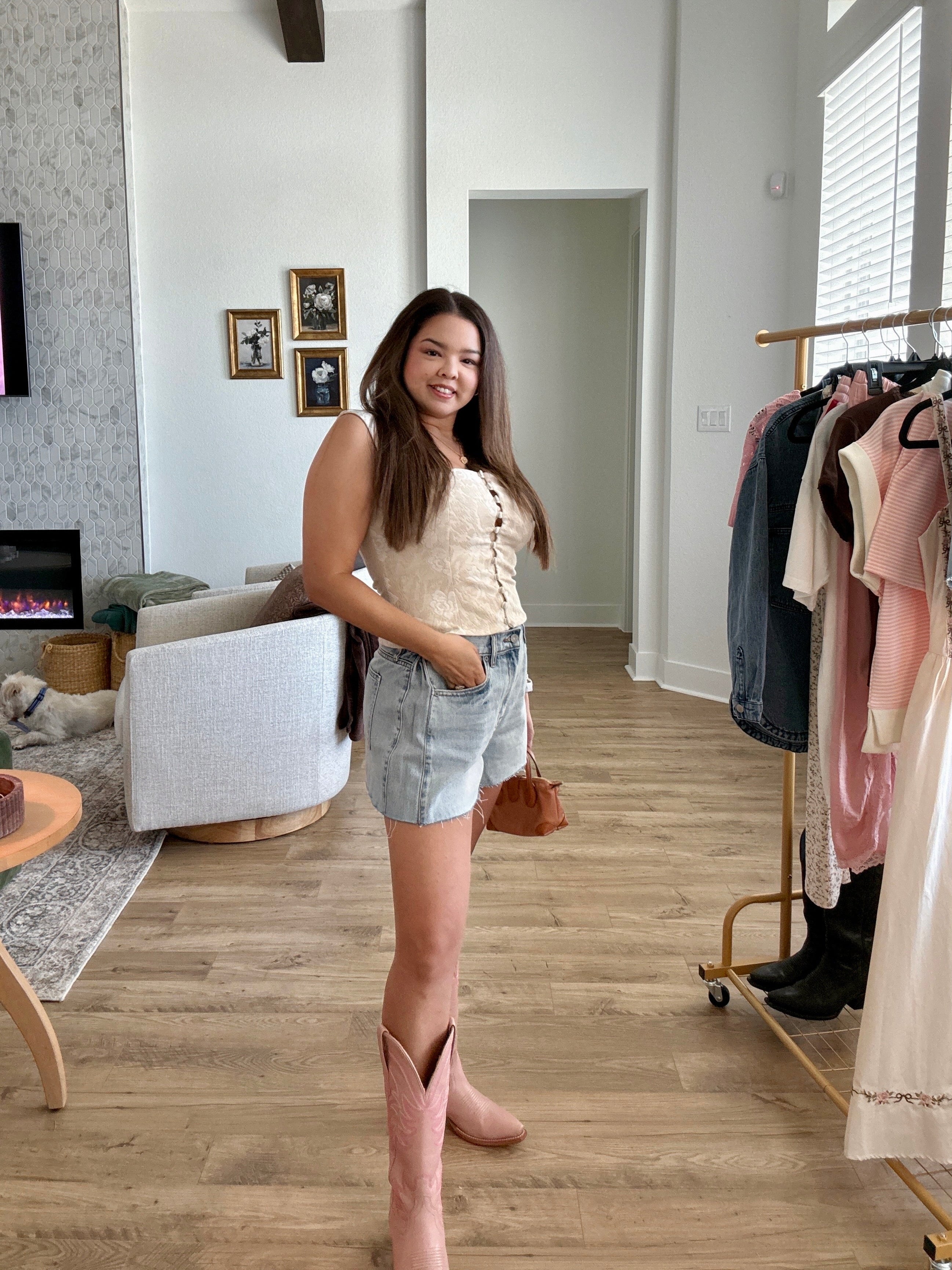 Desert Rose Corset Top