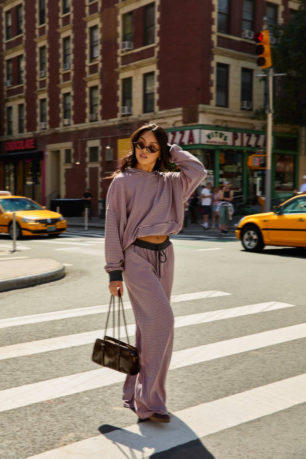 Venus Striped Soft Knit Set