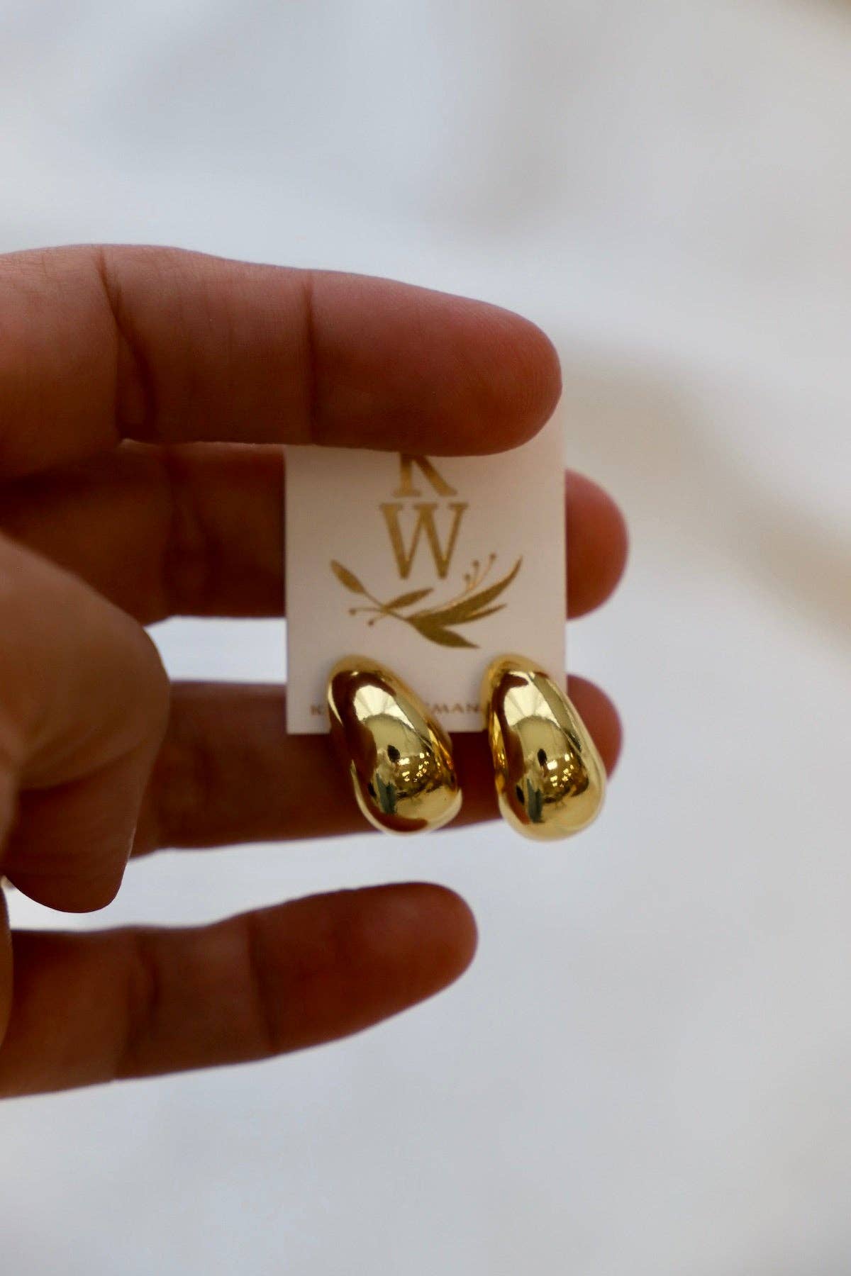 Bonnie Gold Teardrop Studs