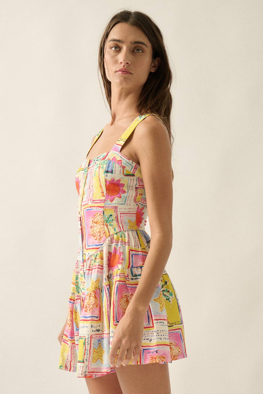 Summer Postcard Romper
