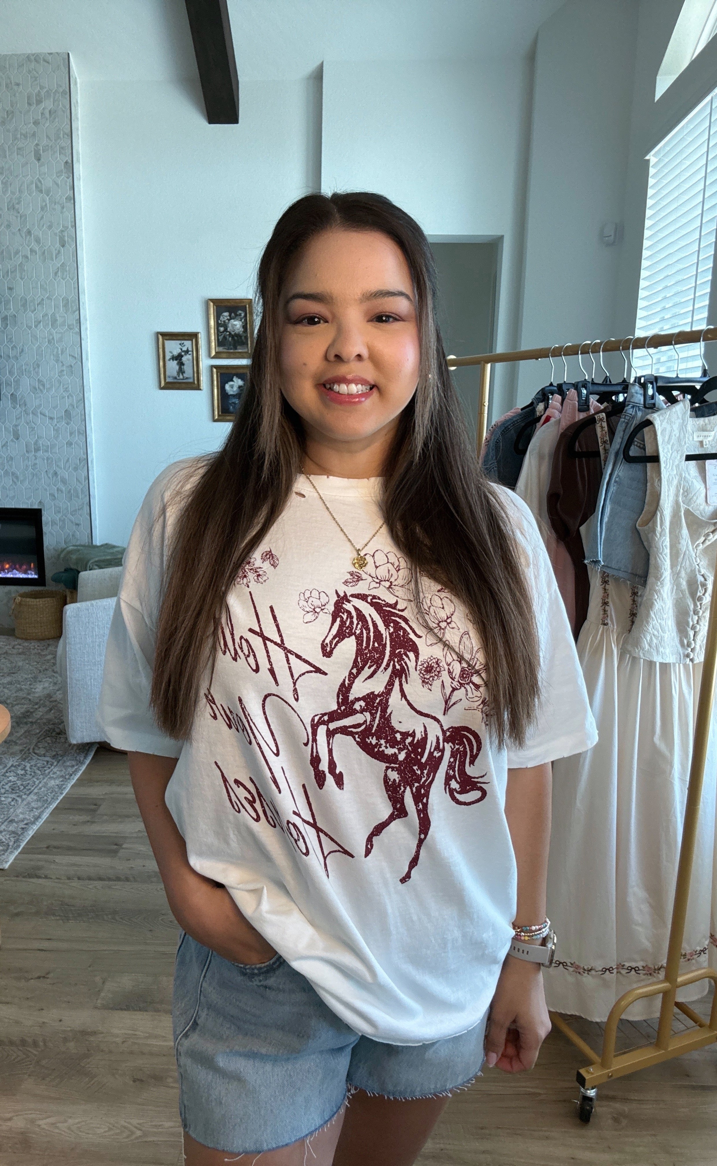 Wild Hearts Oversized Tee