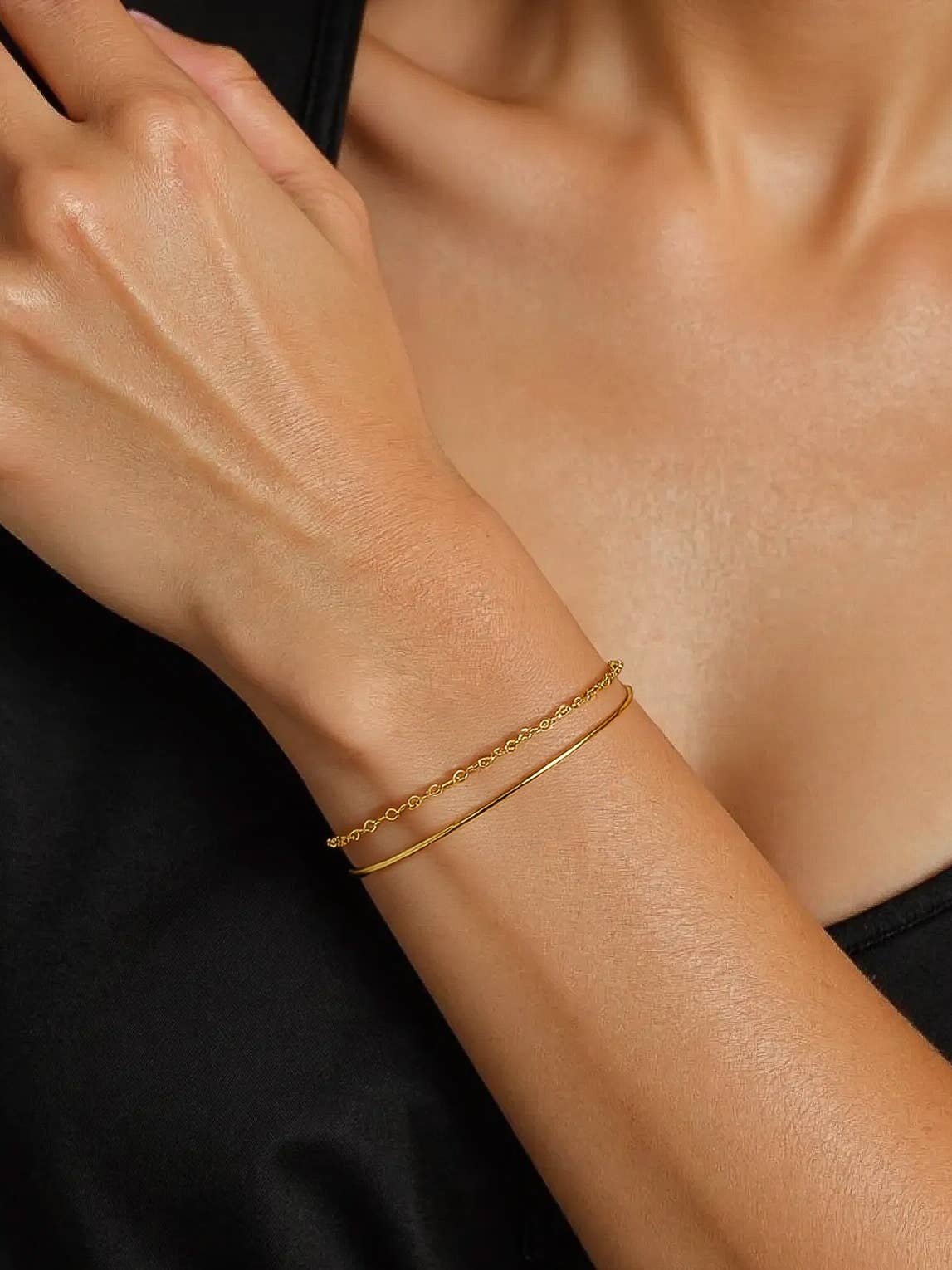 Francesca Double Chain Bracelet