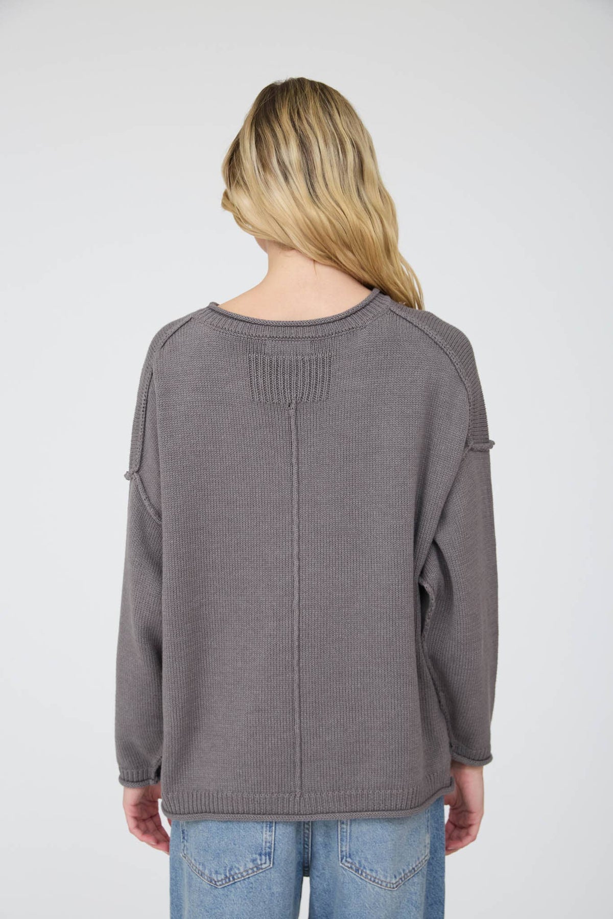 Riley Raw Edge Sweater