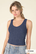 Denim Essential Lace Tank