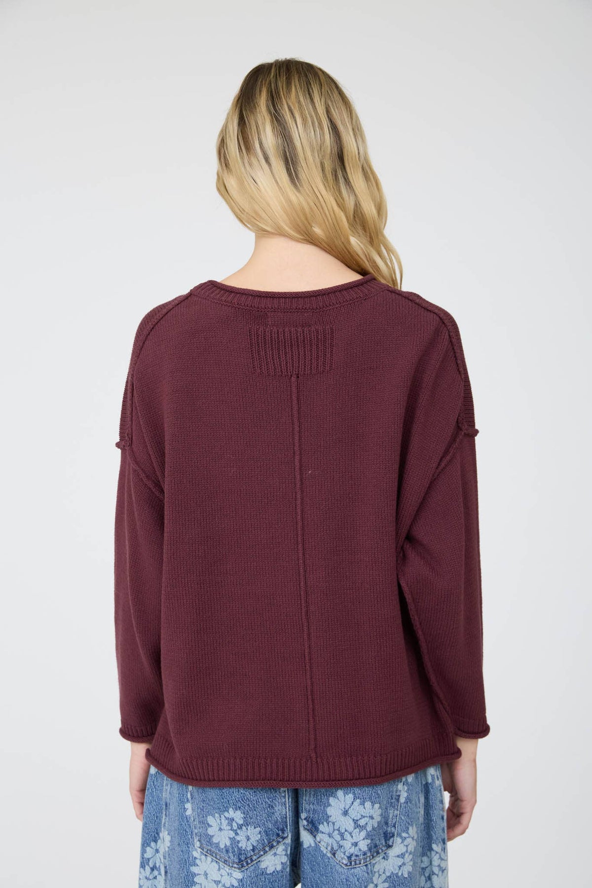 Riley Raw Edge Sweater