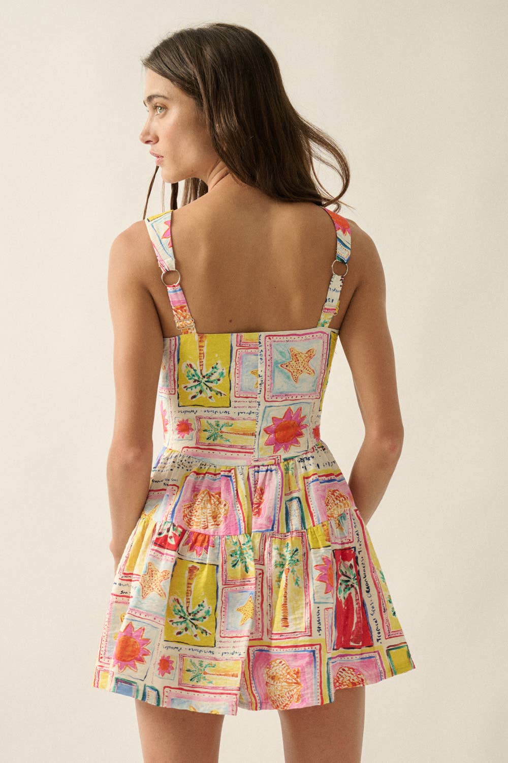 Summer Postcard Romper