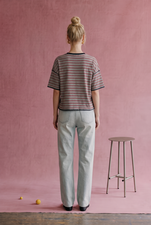 Kendel Vintage Stripe Relaxed Tee