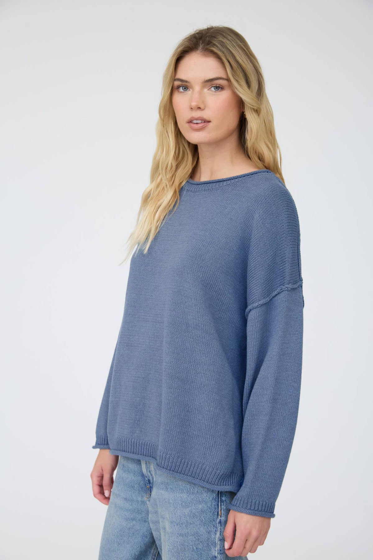 Riley Raw Edge Sweater