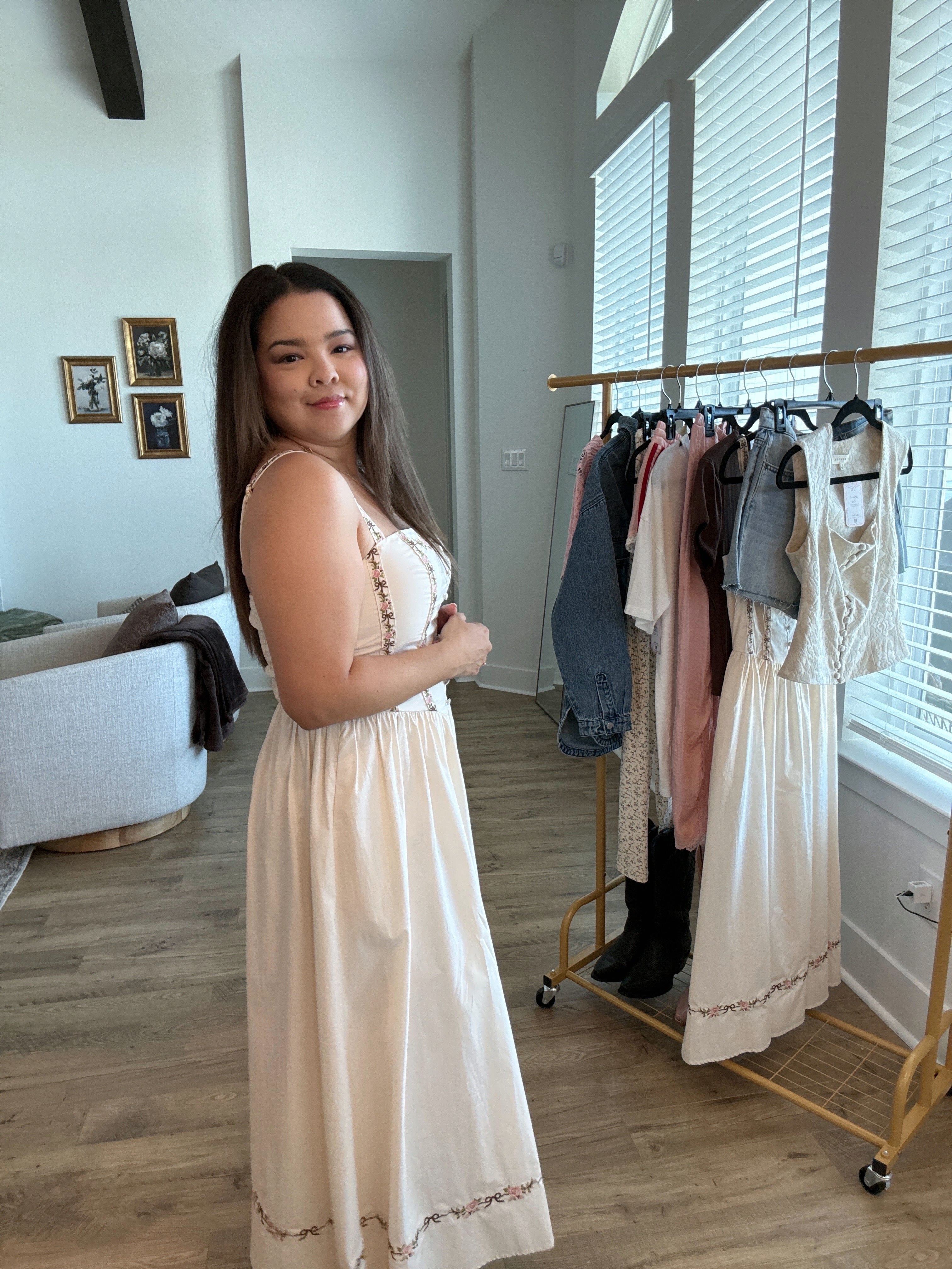 Desert Bloom Midi Dress