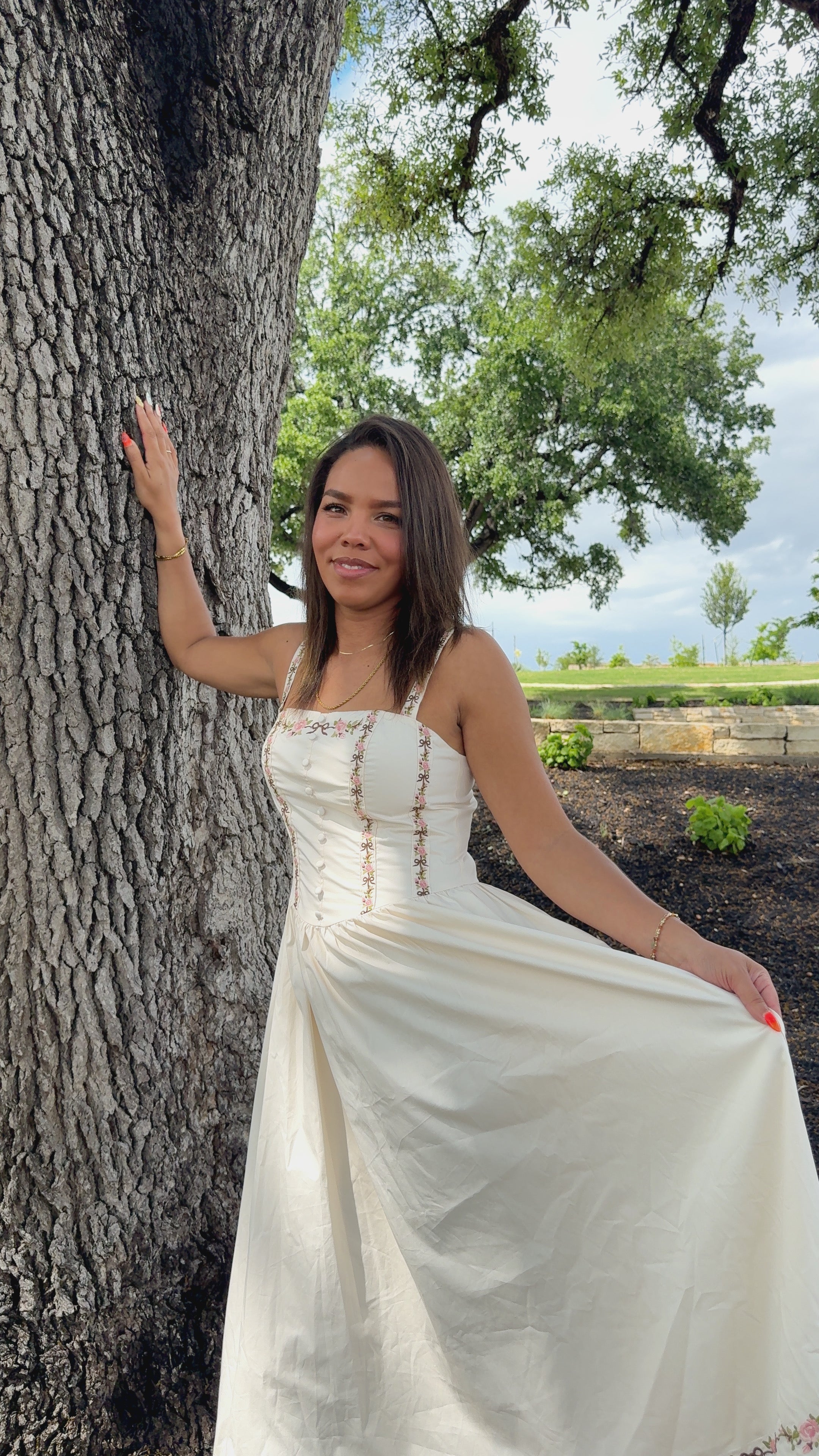Desert Bloom Midi Dress