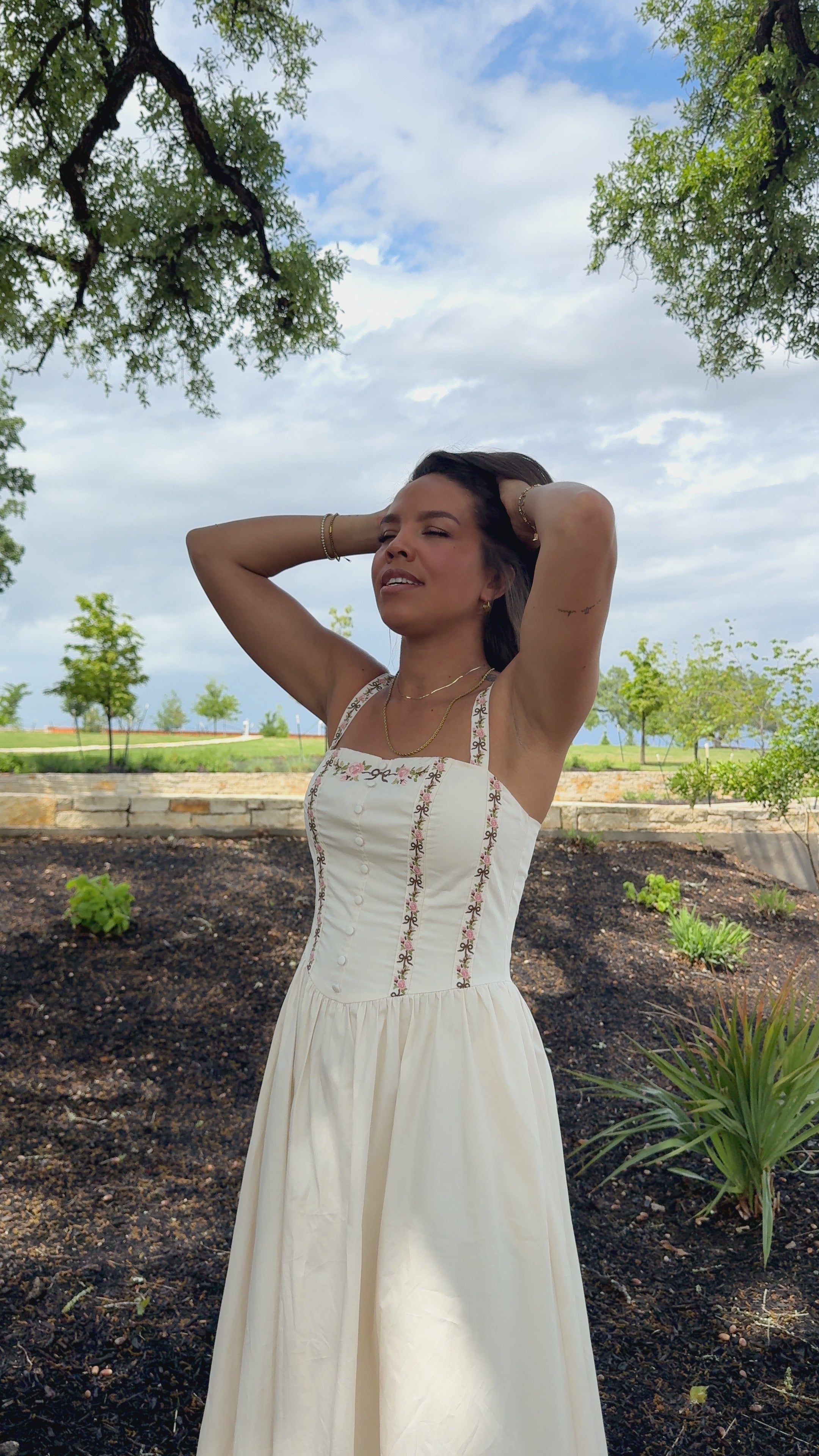 Desert Bloom Midi Dress