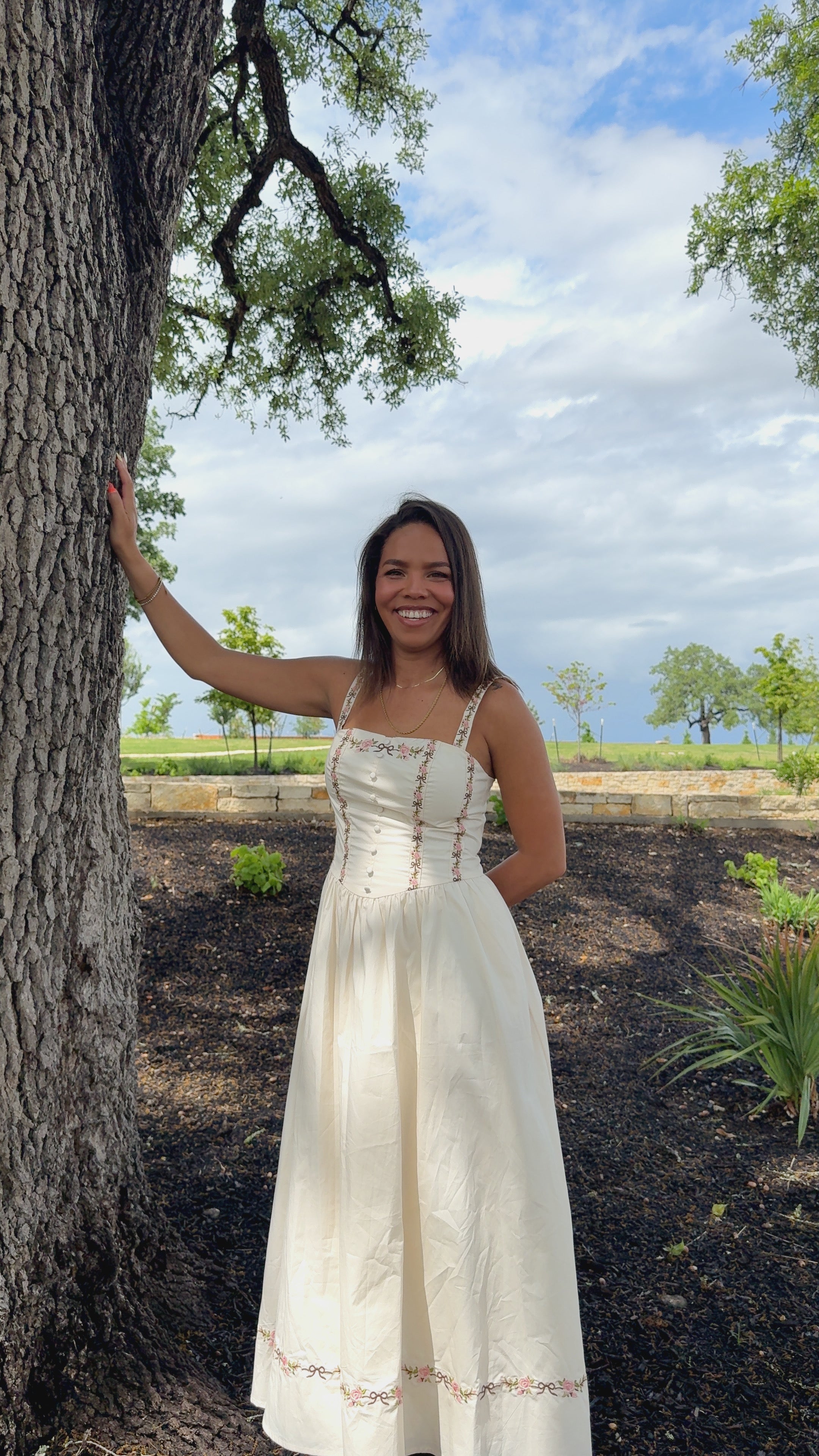 Desert Bloom Midi Dress