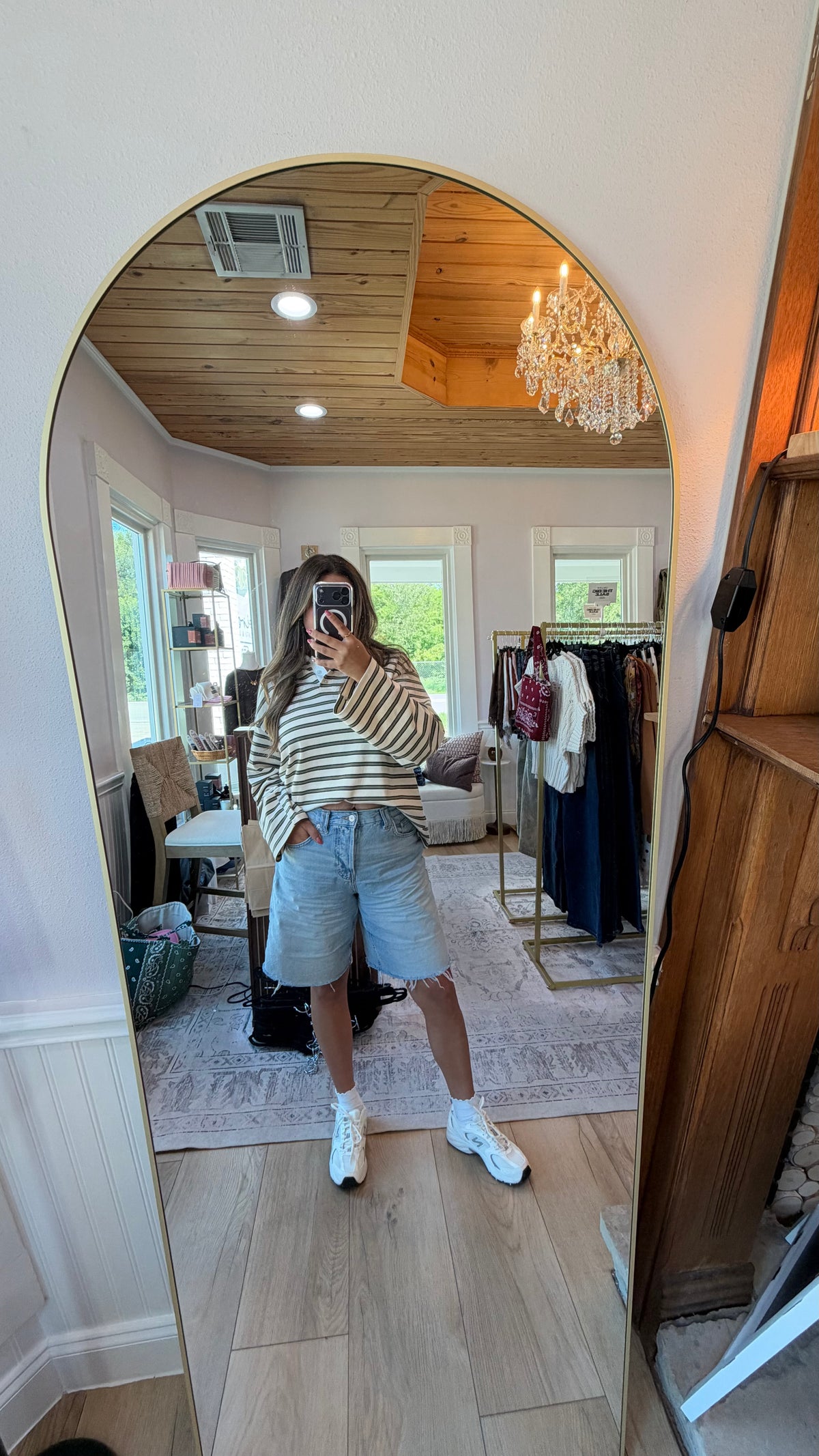 Becky Boxy Striped Rugby Top