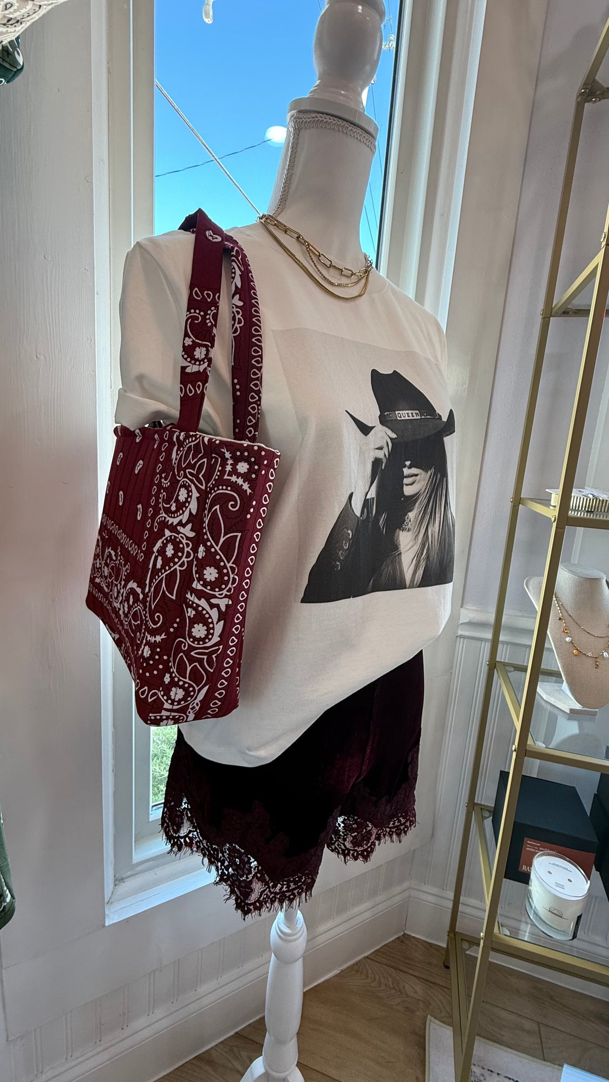 The Dolly Bandana Tote: Small