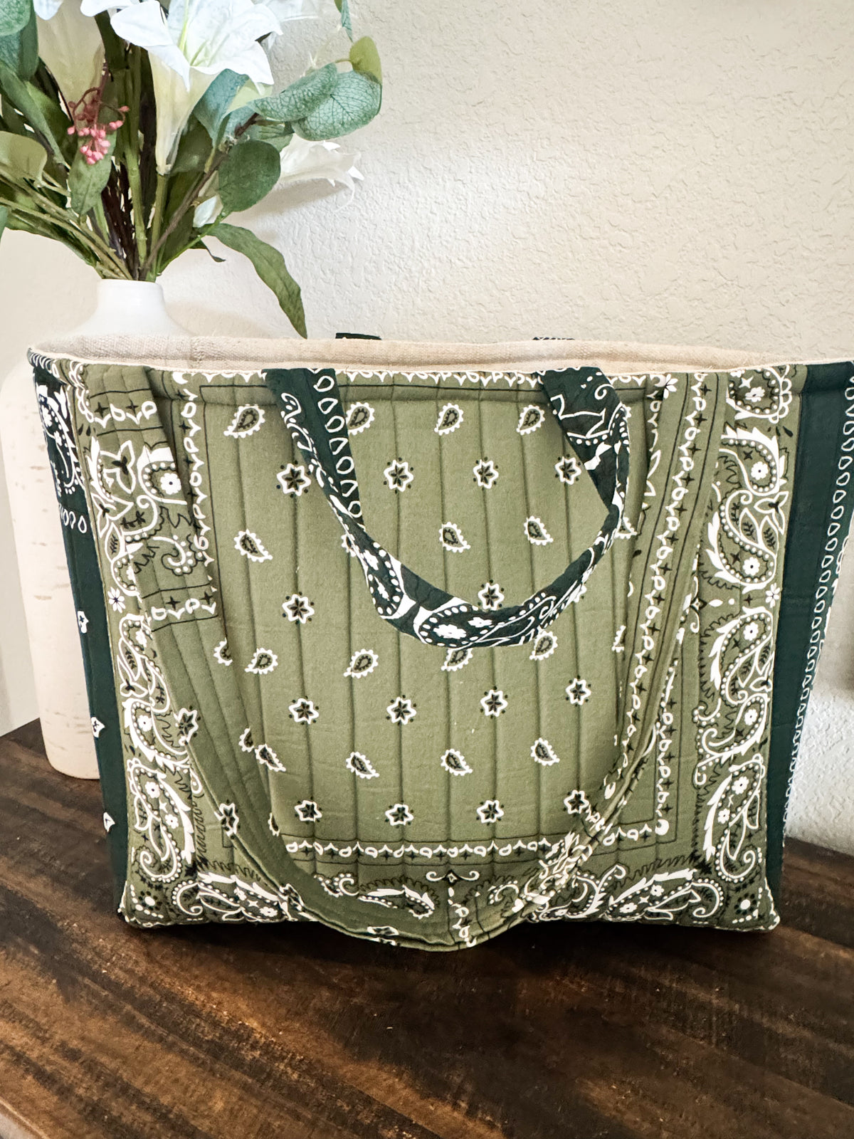 The Belle Bandana Tote: Large