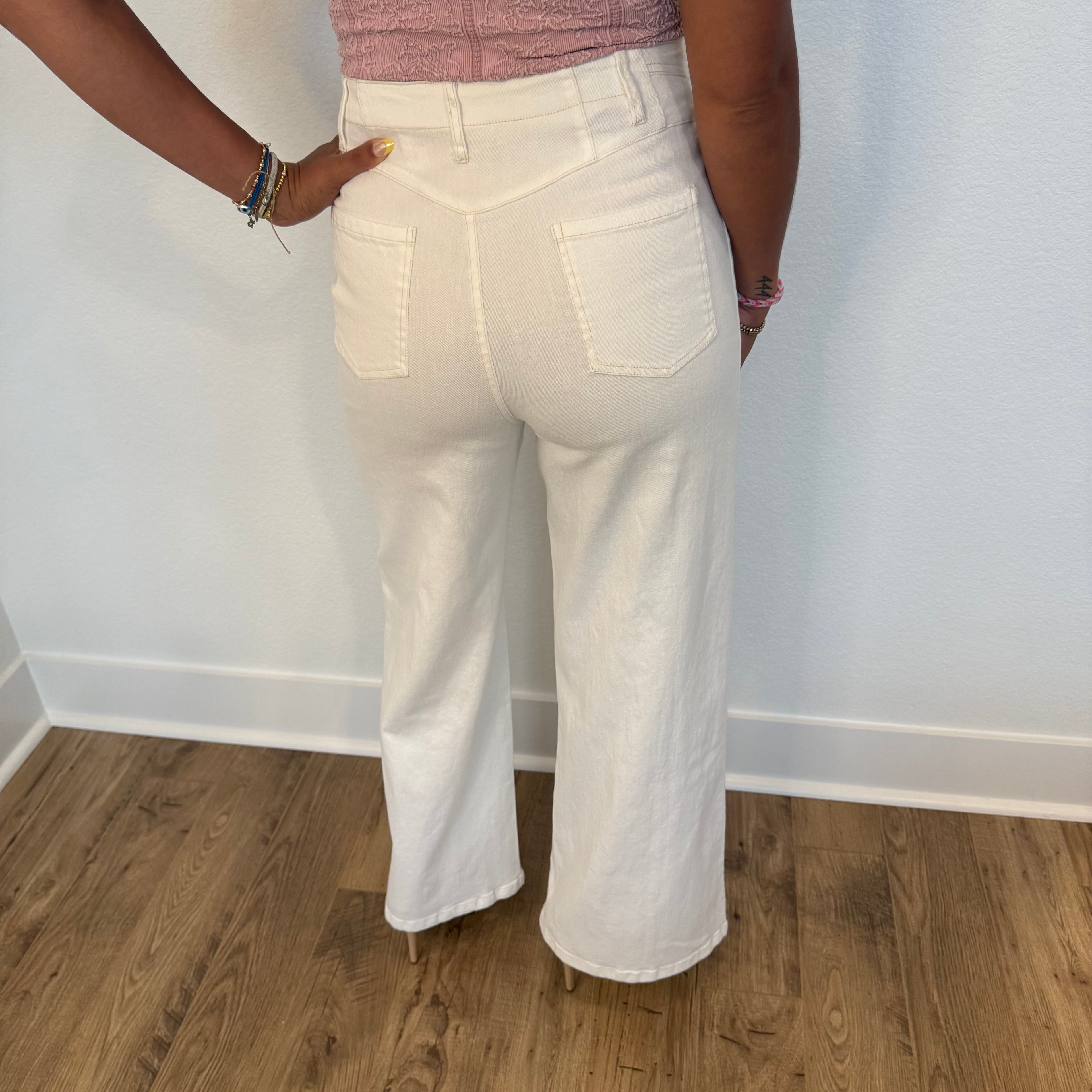 Honey Haze Wide Leg Jeans