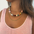 Angie Beaded Necklace- Blush