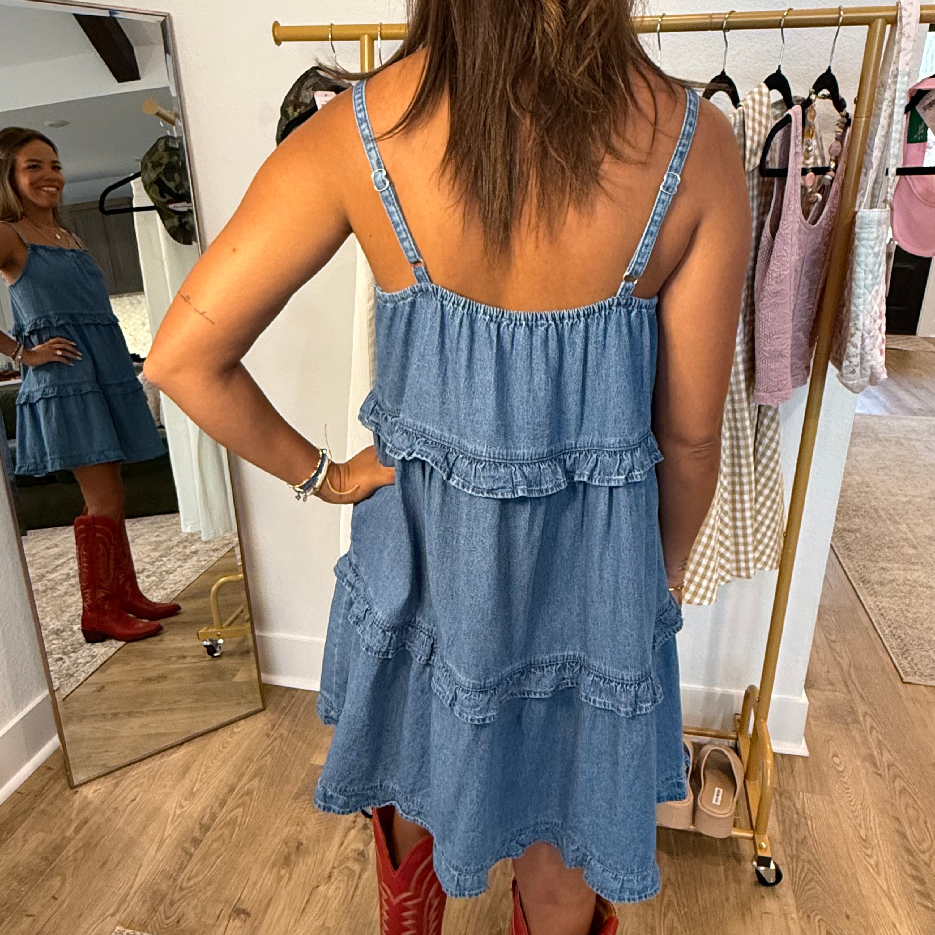Daisy Denim Mini Dress