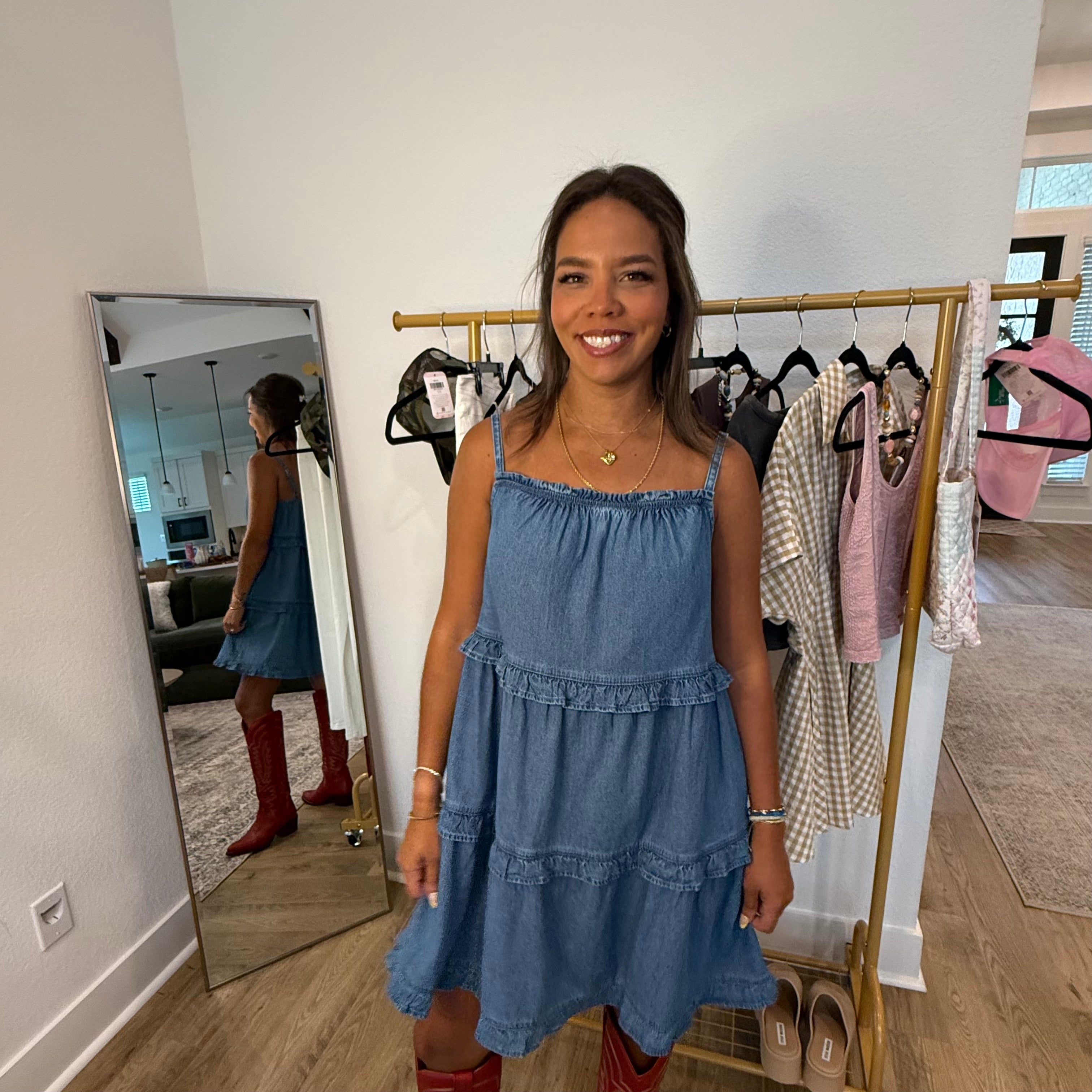 Daisy Denim Mini Dress