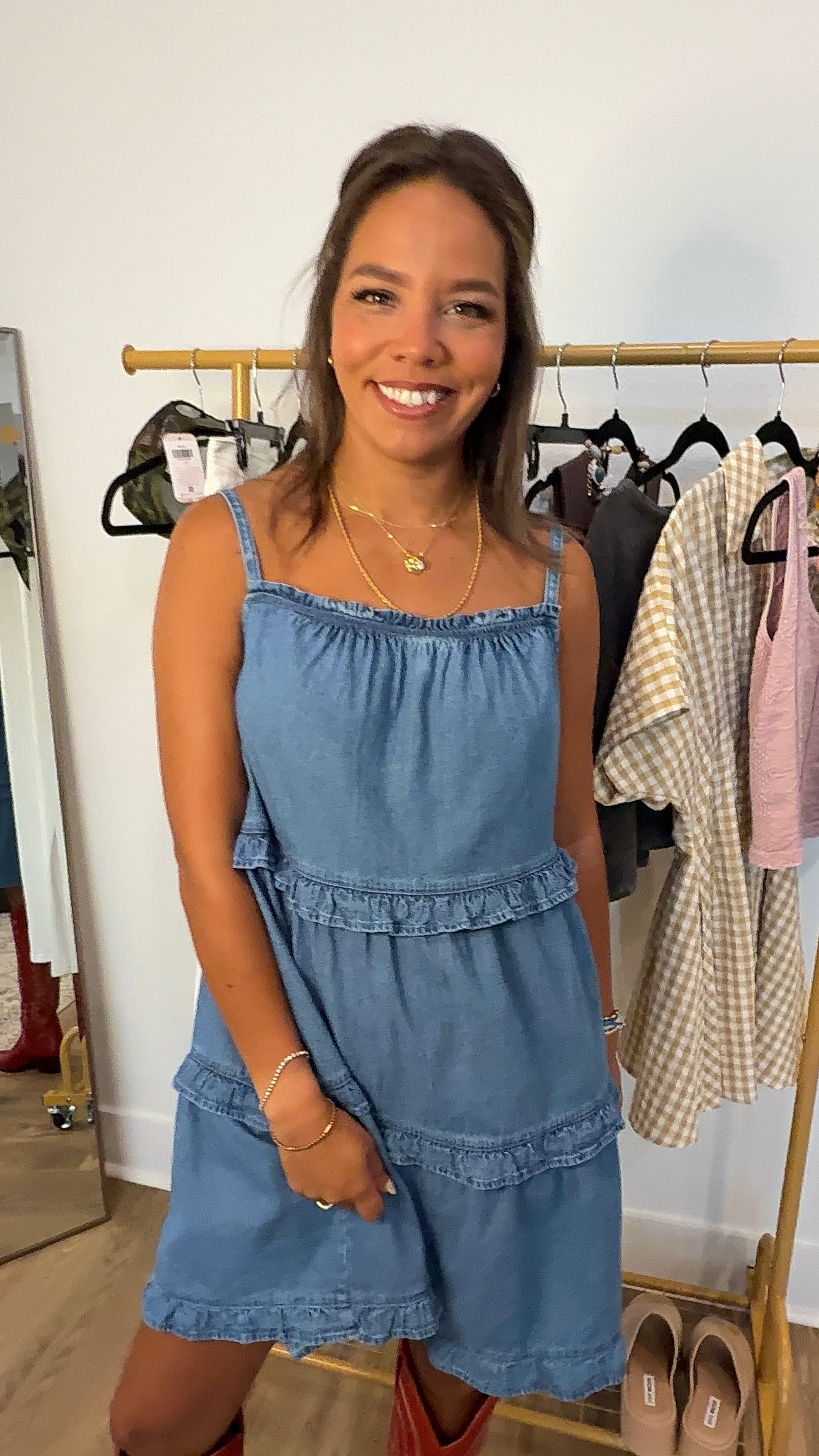 Daisy Denim Mini Dress