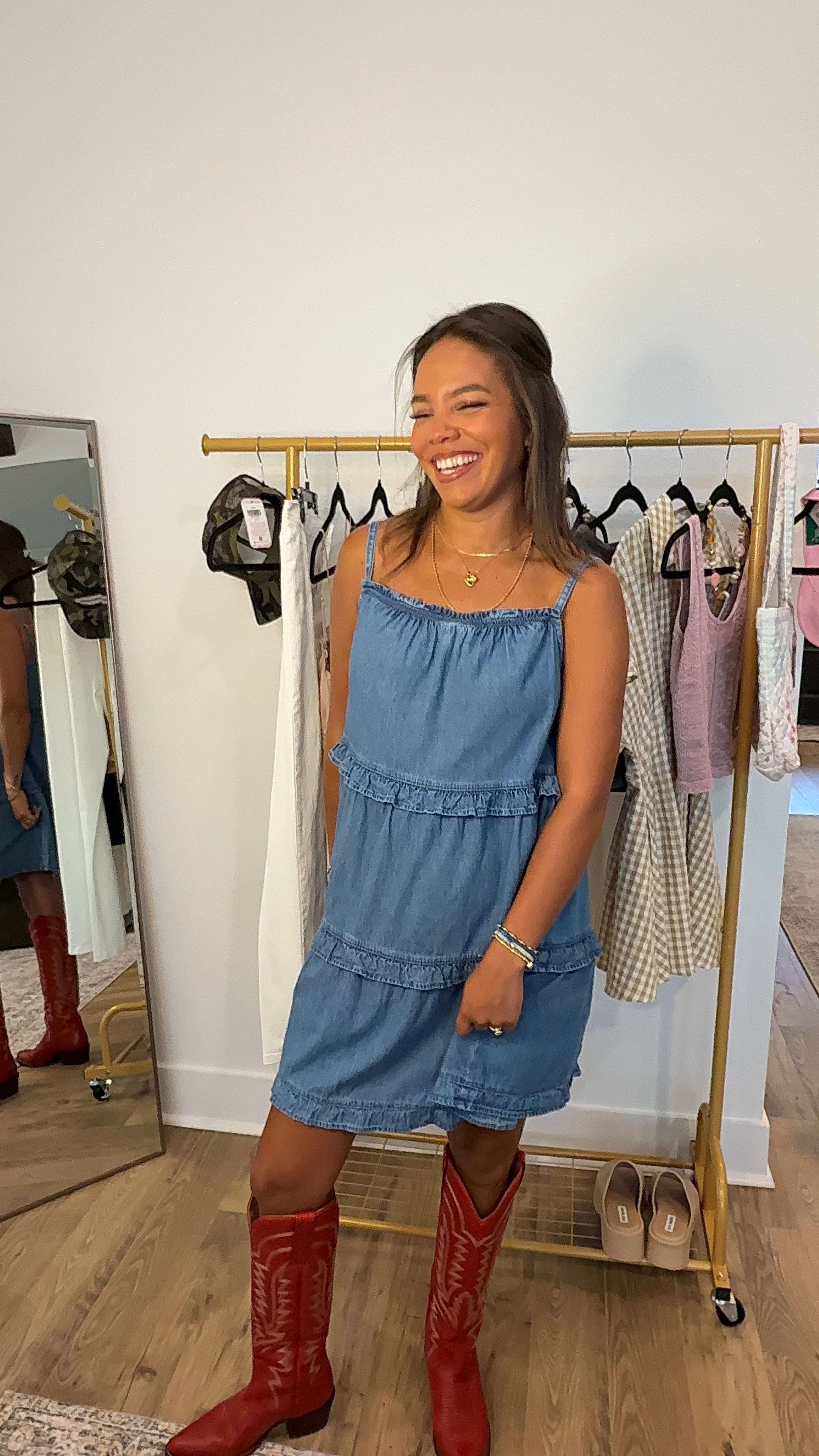 Daisy Denim Mini Dress