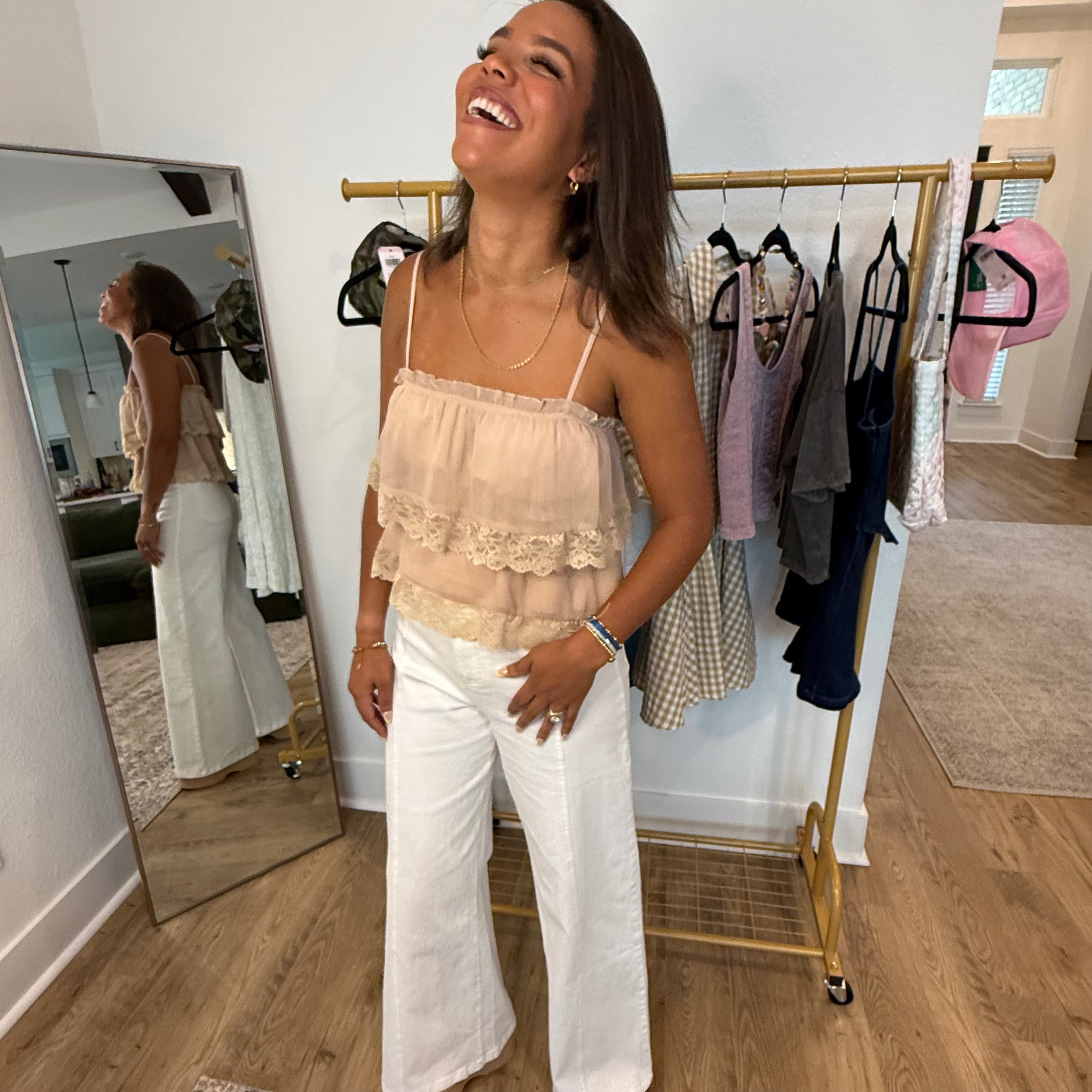 Soft Whisper Lace Top