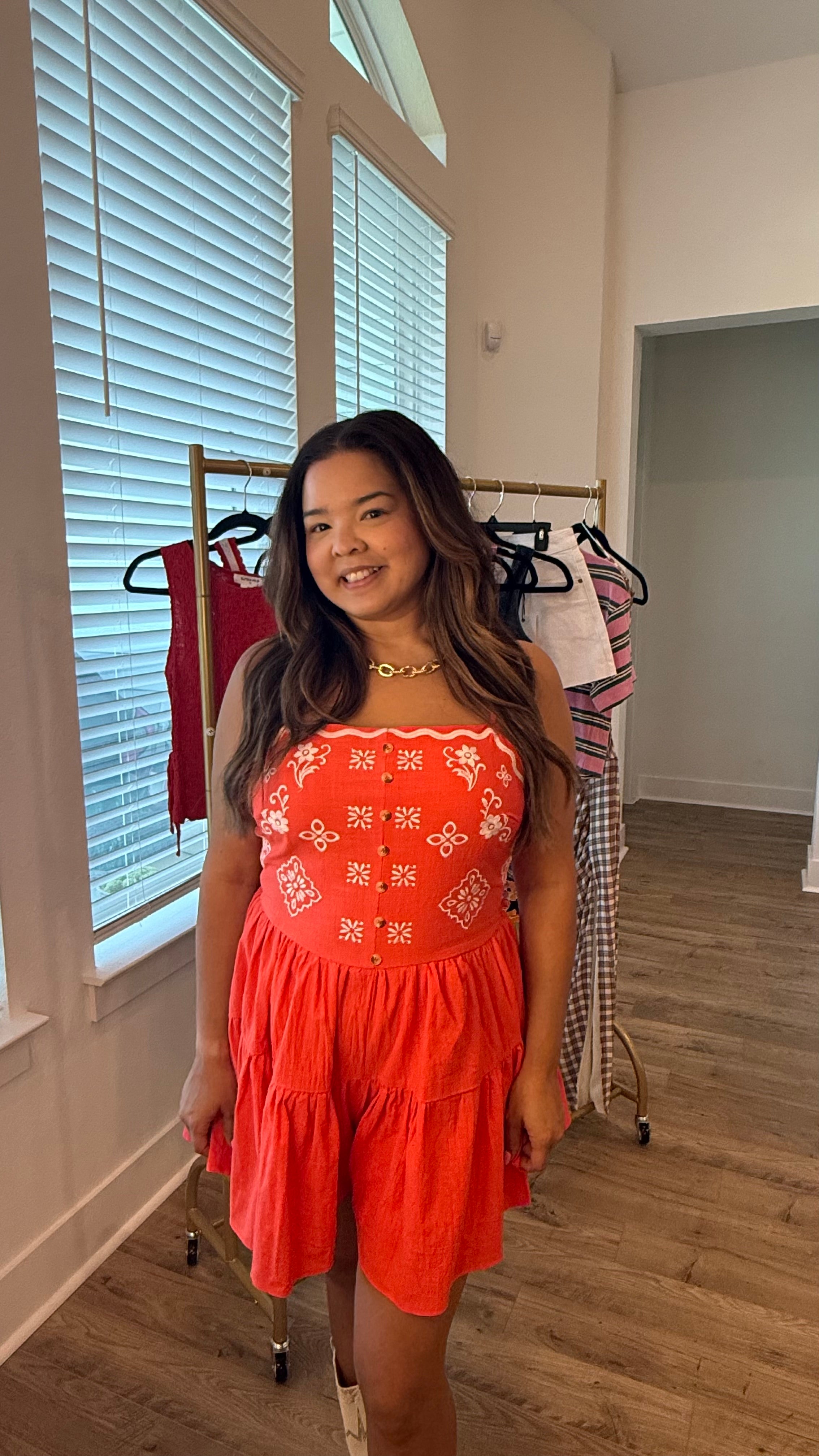 Sunset Coast Romper