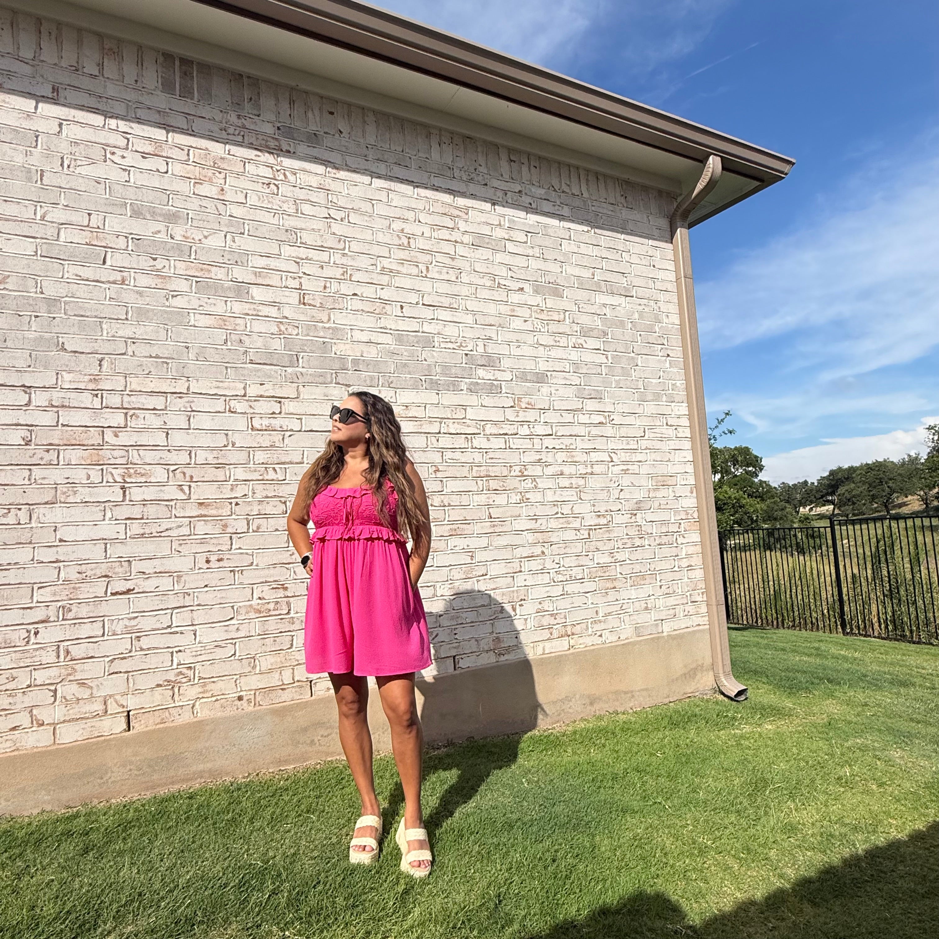 Pink Paradise Romper