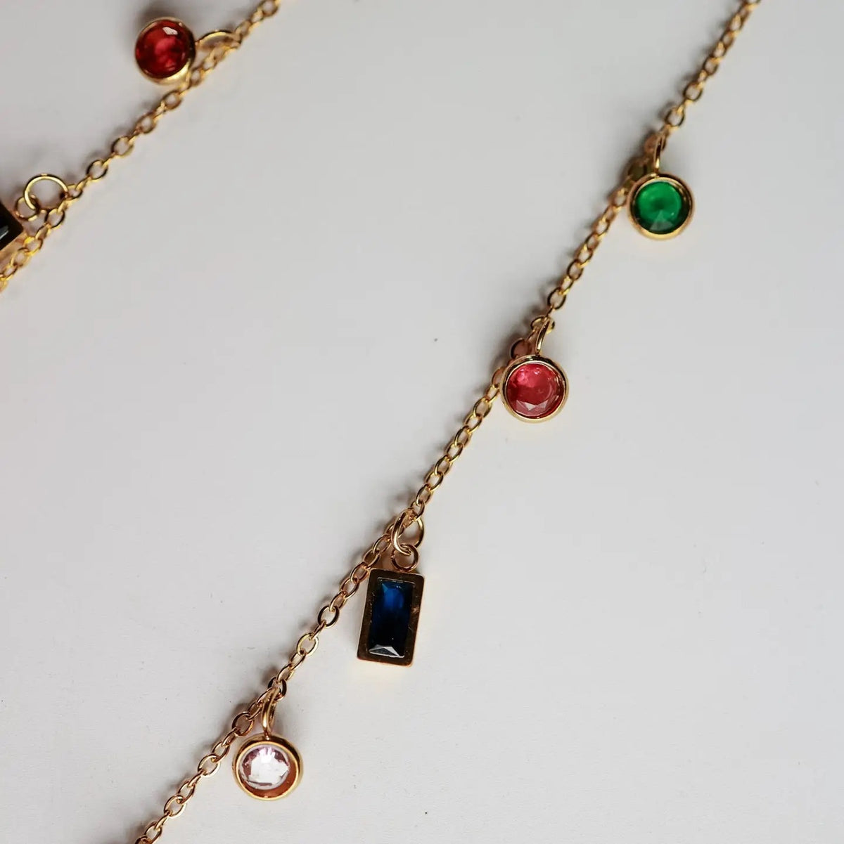 Gemstone Charm Necklace