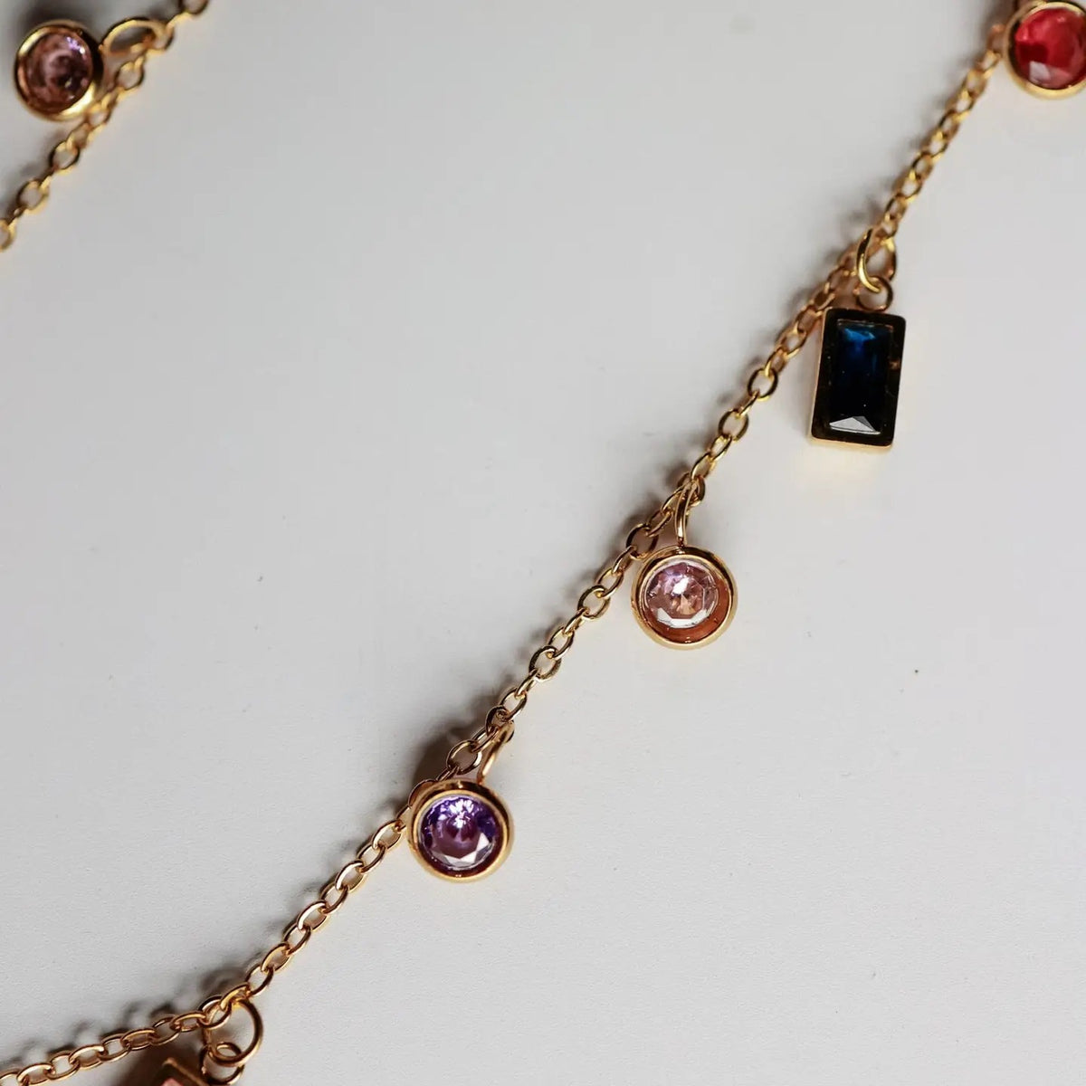 Gemstone Charm Necklace