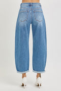 Minka High Rise Crop Barrel Jean