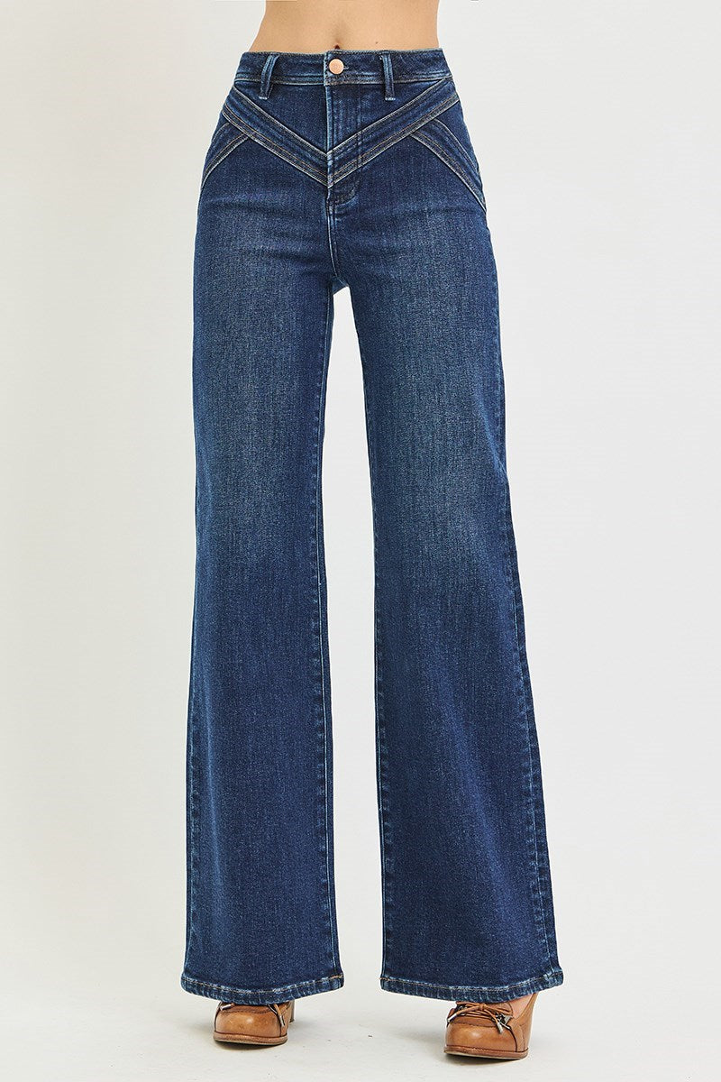 Ariana High Rise Wide Leg Jeans