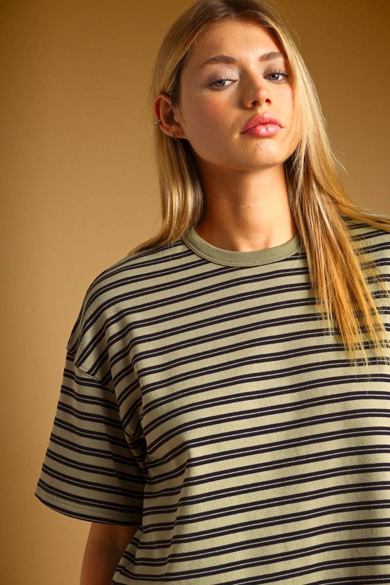 Harper Stripe Short Sleeve T-Shirt