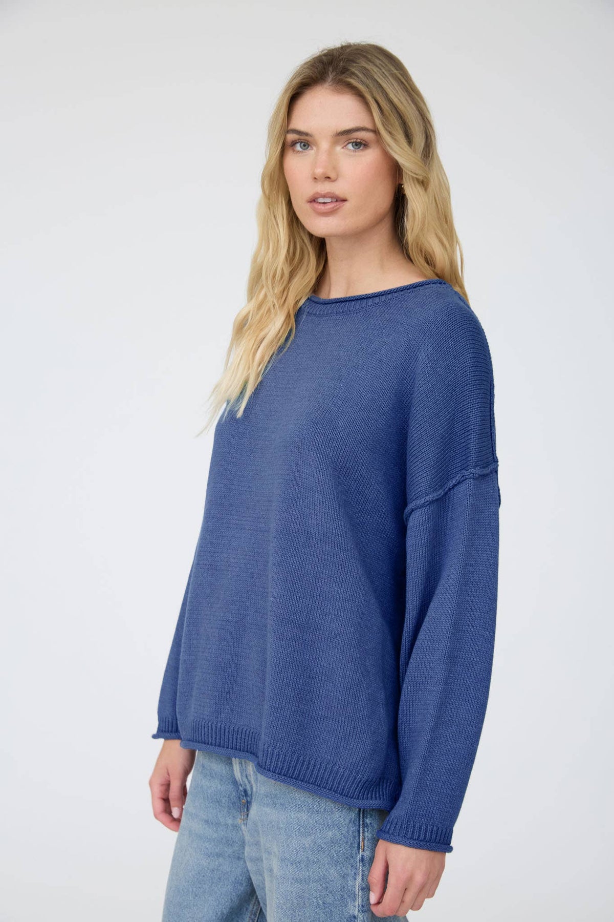 Riley Raw Edge Sweater