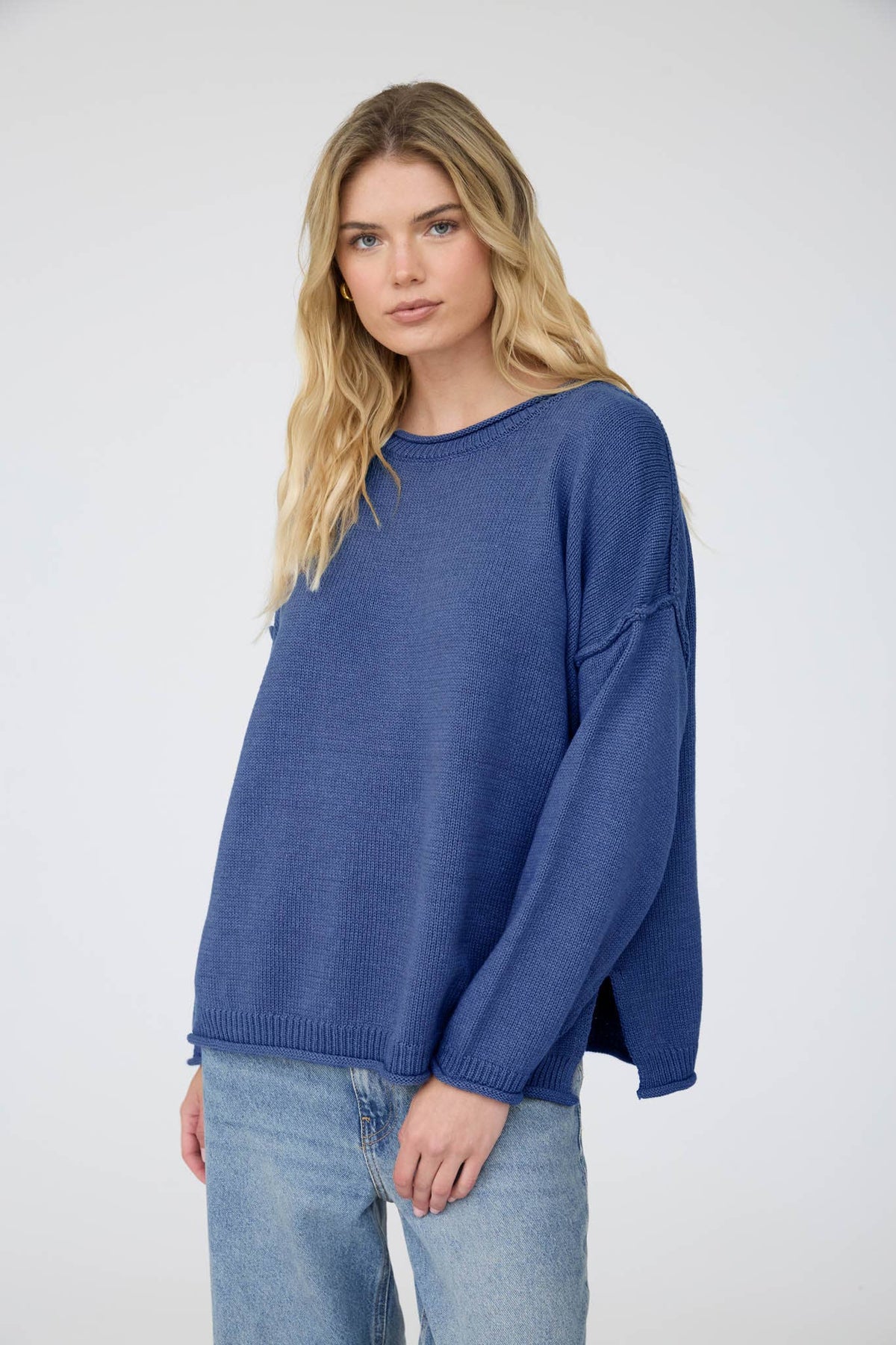 Riley Raw Edge Sweater