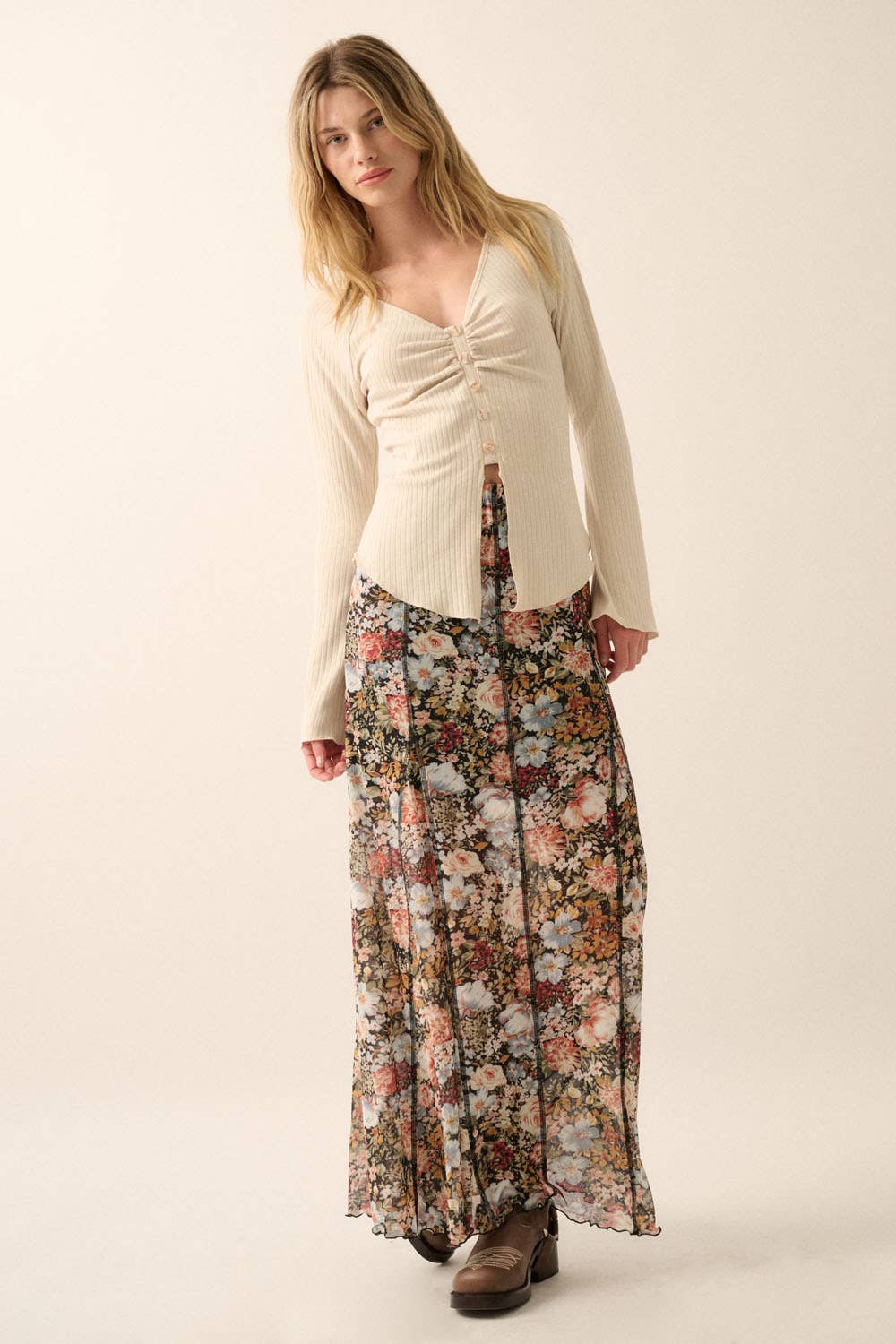 Marissa Floral Maxi Skirt
