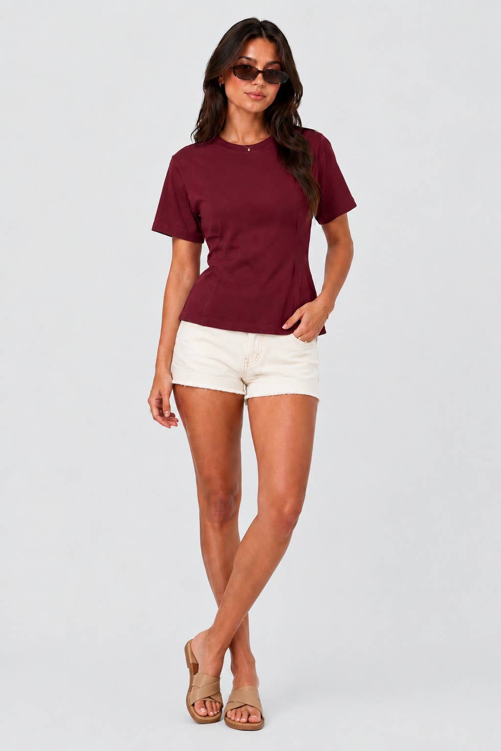 Jessica Cinched Waist Tee