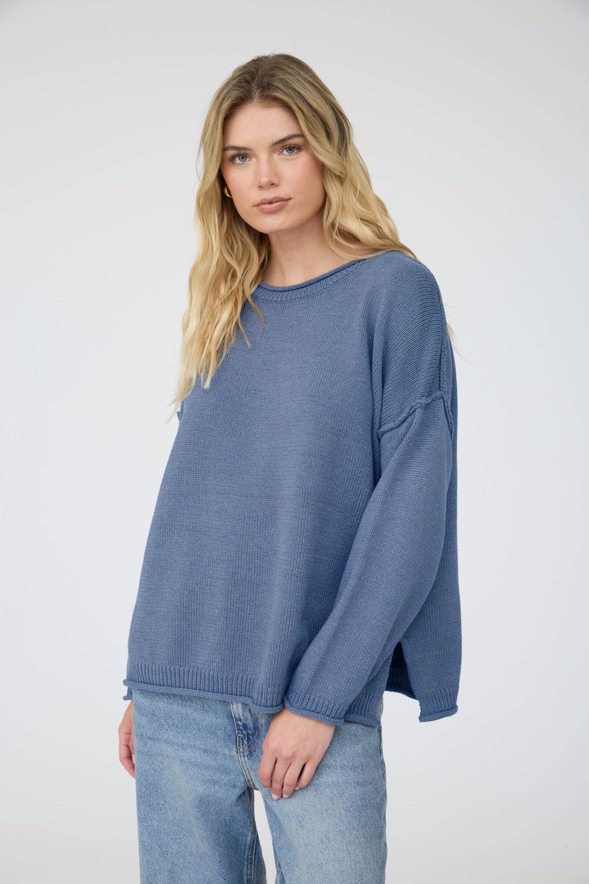 Riley Raw Edge Sweater